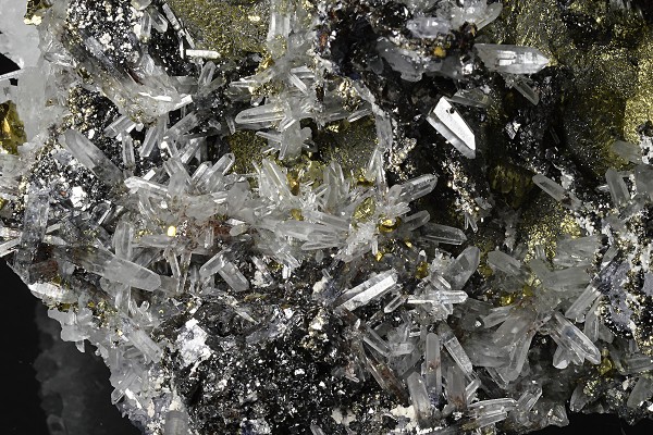 Chalcopyrite, Sphalerite, Quartz, Galena