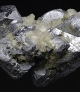 Twinned and truncated Galena, Calcite