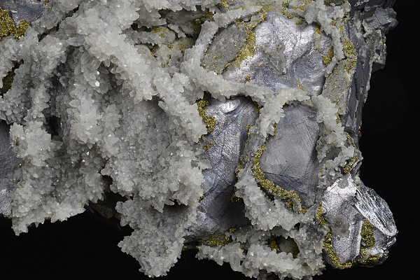 Galena, Quartz, Chalcopyrite