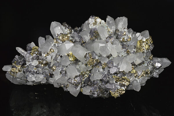 Quartz, Galena, Chalcopyrite, Pyrite