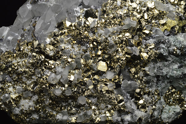 Quartz, Galena, Chalcopyrite, Pyrite