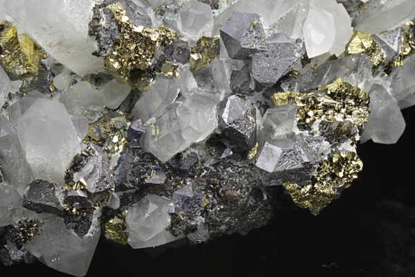 Quartz, Galena, Chalcopyrite, Pyrite