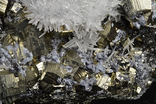 Pyrite, Quartz, Sphalerite, Galena
