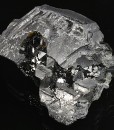 Galena, gem Sphalerite var Cleiophane