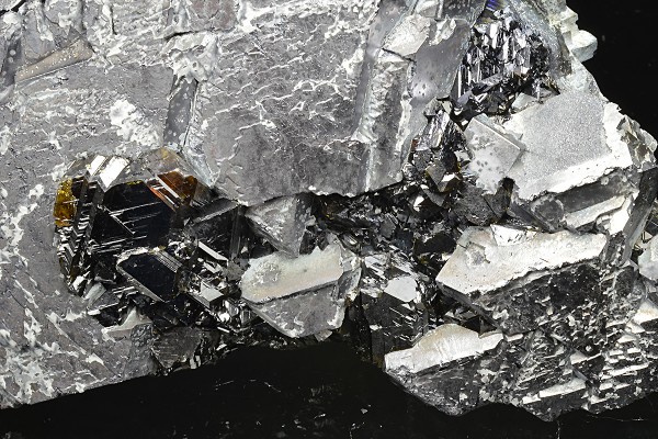 Galena, gem Sphalerite var Cleiophane