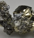 Pyrite, gem Sphalerite var.Cleiophane, Galena, Chalcopyrite