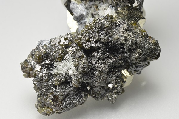 Pyrite, gem Sphalerite var.Cleiophane, Galena, Chalcopyrite