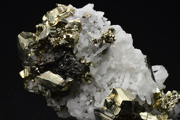 Pyrite, Quartz, Sphalerite