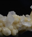 Two generations Calcite on Quartz