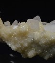 Two generations Calcite on Quartz