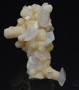 Two generations Calcite on Quartz
