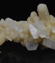 Two generations Calcite on Quartz