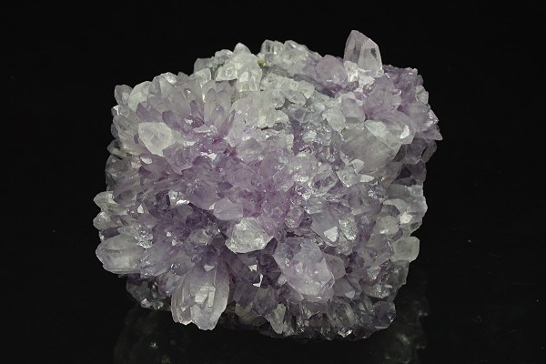 Quartz var.Amethyst, Pyrite