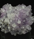 Quartz var.Amethyst, Pyrite