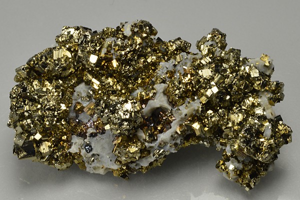 Pyrite, Calcite