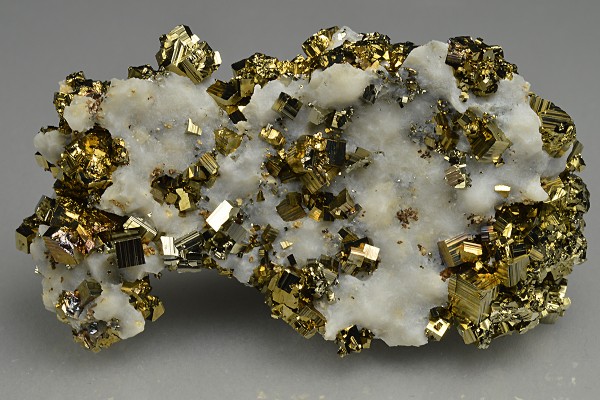 Pyrite, Calcite
