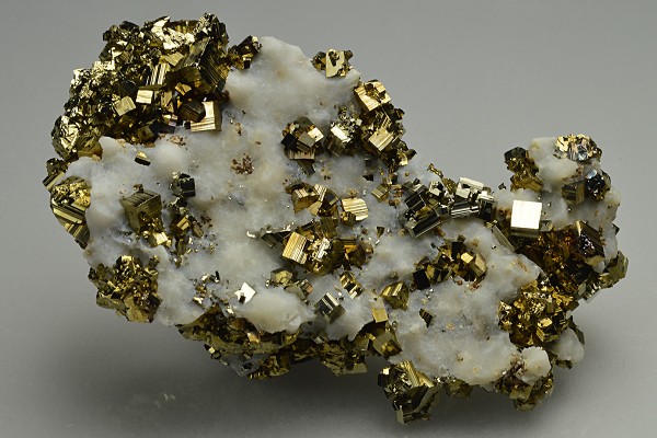 Pyrite, Calcite