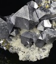 Truncated Galena, Chalcopyrite, Pyrite, Quartz