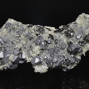 Galena on matrix, Sphalerite, Quartz, Calcite, Chalcopyrite