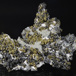 Chalcopyrite, Quartz, Sphalerite, Galena, Calcite
