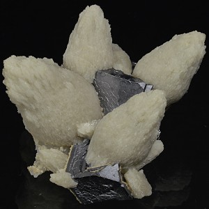 Bended Galena, Calcite