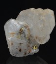 Manganoan Calcite, Quartz, Chalcopyrite