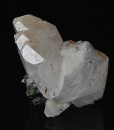 Manganoan Calcite, Quartz, Chalcopyrite