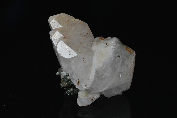 Manganoan Calcite, Quartz, Chalcopyrite
