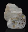 Manganoan Calcite, Quartz, Chalcopyrite