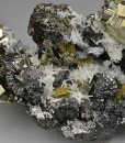 Pyrite, gem Sphalerite var.Cleiophane, Quartz, Galena, Chalcopyrite