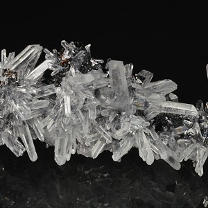 Quartz on Sphalerite