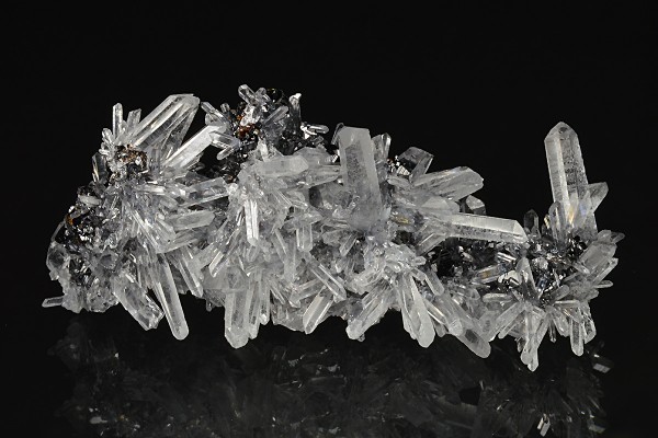 Quartz on Sphalerite