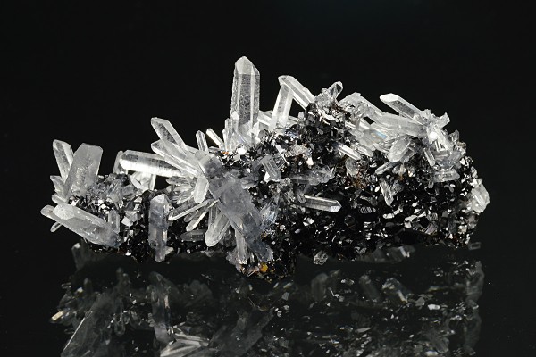 Quartz on Sphalerite