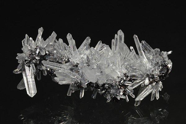Quartz on Sphalerite