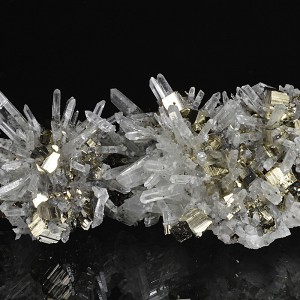 Pyrite on Quartz