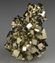 Pyrite on Calcite