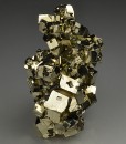 Pyrite on Calcite