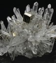 Pyrite on Quartz