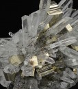 Pyrite on Quartz