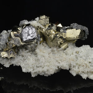 Pyrite, Galena, Quartz