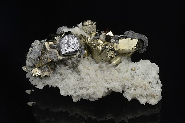 Pyrite, Galena, Quartz