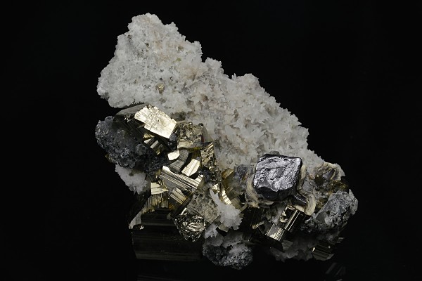 Pyrite, Galena, Quartz