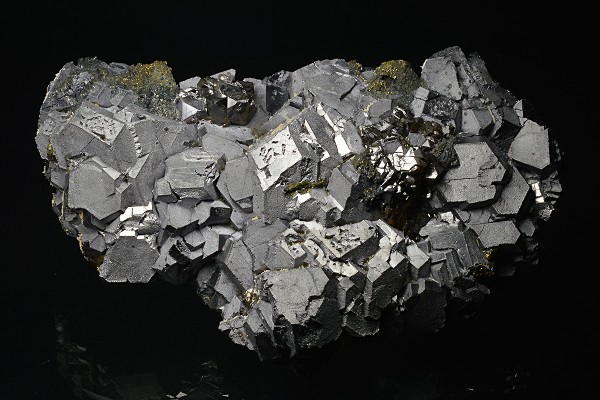 Galena, gem Sphalerite var.Cleiophane, Chalcopyrite
