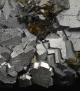 Galena, gem Sphalerite var.Cleiophane, Chalcopyrite