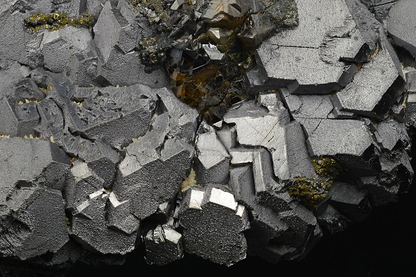 Galena, gem Sphalerite var.Cleiophane, Chalcopyrite