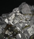Galena, gem Sphalerite var.Cleiophane, Chalcopyrite