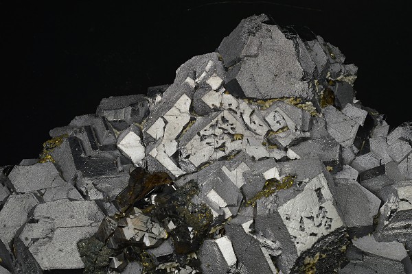 Galena, gem Sphalerite var.Cleiophane, Chalcopyrite