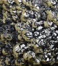 Spinel law twin Galena tinged with Calcite