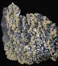 Spinel law twin Galena tinged with Calcite