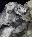 Quartz, twinned Galena, Pyrite